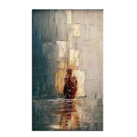 100%Modern Abstract Fashion Personalised Wall ART Canvas Pictures Home Wall Oil Paintings For Living Room Decoration No Frame (size: 70X140cm)